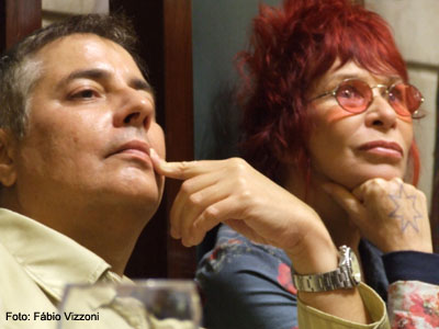 Roberto de Carvalho e Rita Lee, em 2007 - Foto: Fábio Vizzoni - Site Girando na vitrola